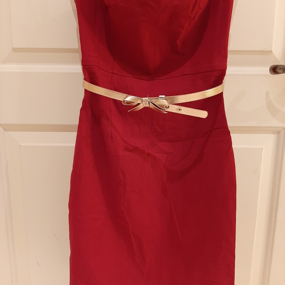 Red beautiful dress